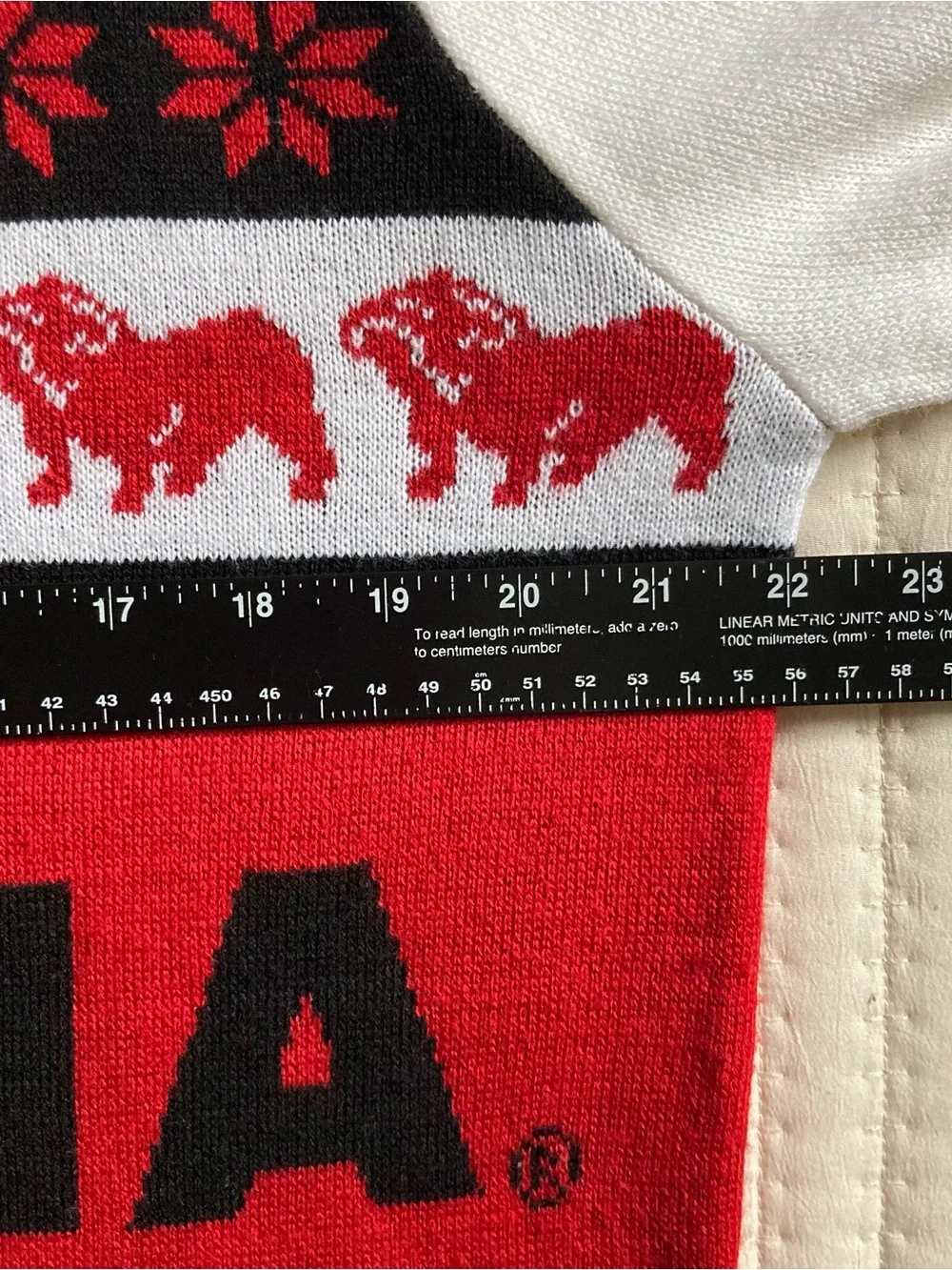 Georgia Bulldogs Christmas Sweater Men’s Large UGA Holiday X Mas